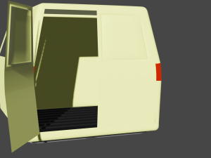 Futuristic van Model 3D