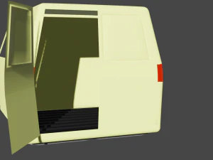 Futuristic van 3D Model
