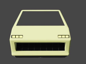 Futuristic van 3D Model