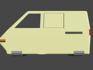 Futuristic van 3D Model