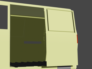 Futuristic van Model 3D