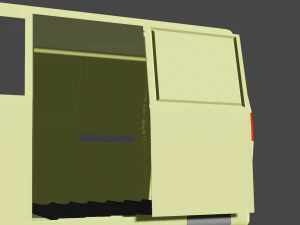 Futuristic van 3D Model