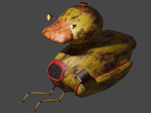 Duck submarine Modelo 3D