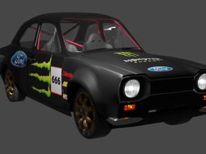Escort MK1 Modelo 3D