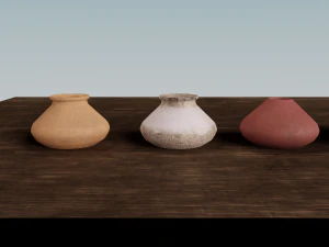 Inkwells 3D Model