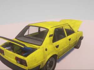 सेडान कार 3D मॉडल