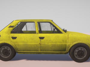 Sedan Car 3D Model