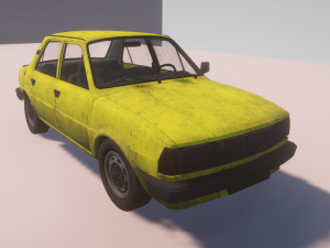 Sedan Car 3D Model
