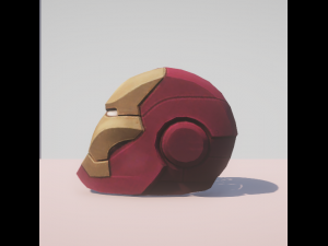 Iron Man Helmet 3D Model