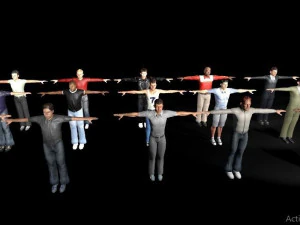Characters Pack of 30 Models 3D Model