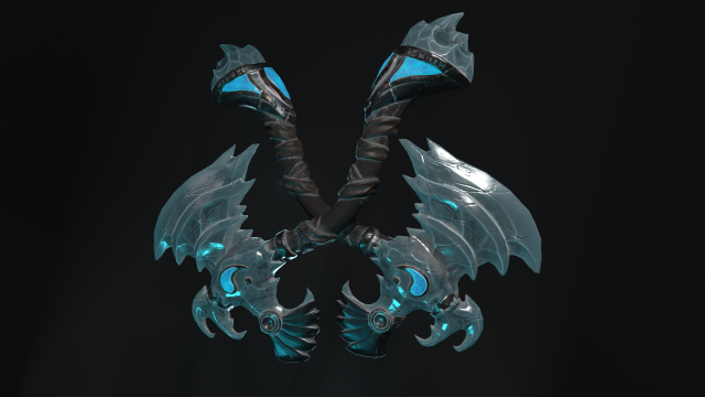 ice axe 3D Model .c4d .max .obj .3ds .fbx .stl .blend 