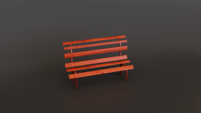 park bench -banco 3D 模型 .c4d .max .obj .3ds .fbx .stl .blend 