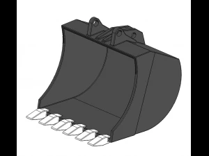 escavatore Modello 3D