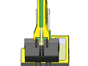 escavatore Modello 3D