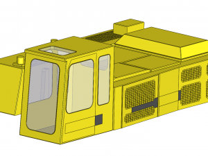 excavator 3D Modell