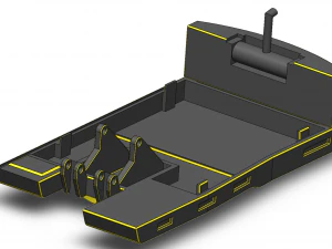 escavatore Modello 3D