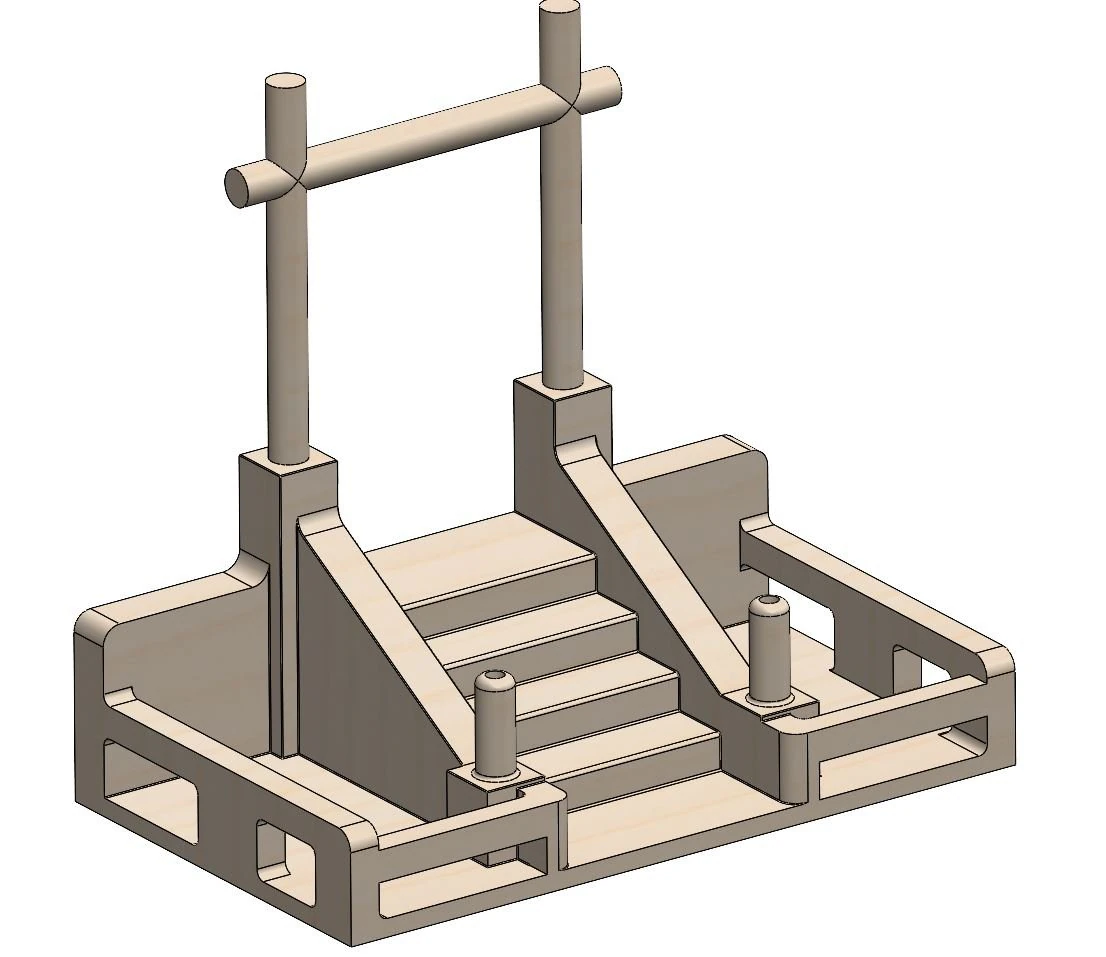 階段プランター 3Dプリントモデル .c4d .max .obj .3ds .fbx .stl .blend 