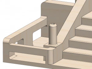 階段プランター 3Dプリントモデル