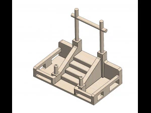 階段プランター 3Dプリントモデル