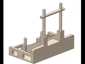 階段プランター 3Dプリントモデル