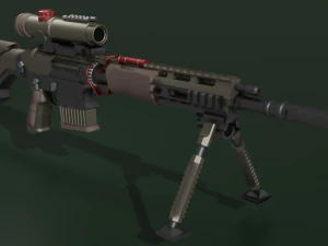 assault rifle 3D Model