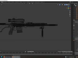 assault rifle 3D Model
