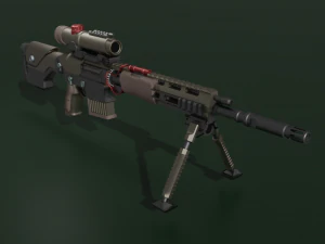 rifle de asalto Modelo 3D