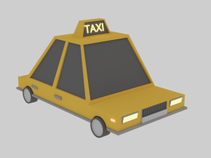 3 modelcar low-poly game ready low-poly Modello 3D