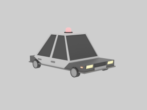 3 modelcar low-poly game ready low-poly Modello 3D