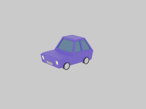 pixel style cartoon city low-poly game ready low-poly 3D 모델