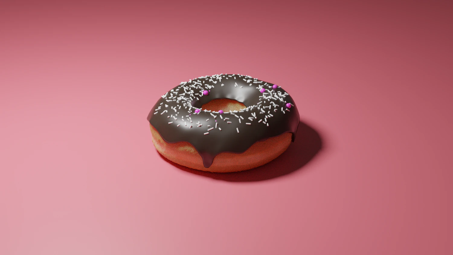 donut 3D Model .c4d .max .obj .3ds .fbx .stl .blend 