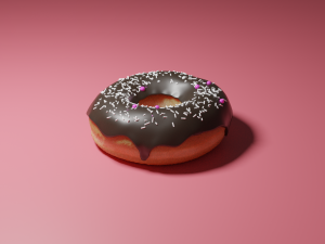 donut 3D 模型