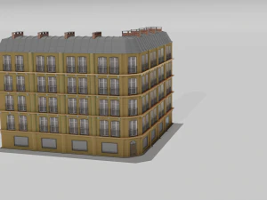 Casa em Paris Modelo 3D