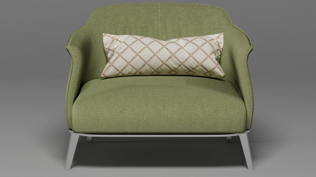 archibald gran armchair 3D Model .c4d .max .obj .3ds .fbx .stl .blend 
