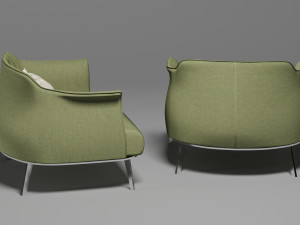 archibald gran armchair 3D Model