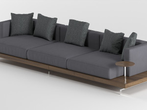 sofa from bb italia dock 3D 模型