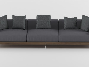 sofa from bb italia dock 3D 模型