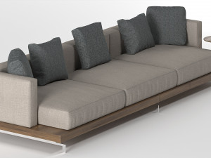 sofa from bb italia dock 3D 模型
