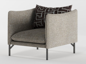 armchair luca Modelo 3D
