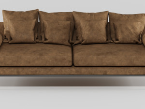 sofa on the atoll 3D 模型