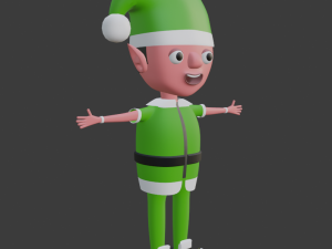 eddy the elf 3D Model