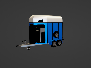 Horsebox - Horse Trailer 3D Model