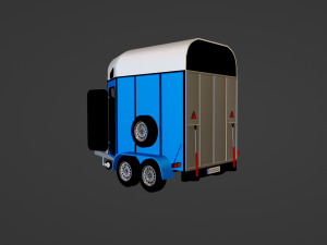 Horsebox - Horse Trailer 3D Model