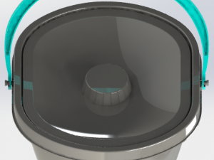 Injection mold of a baskets handle 3D Print Model