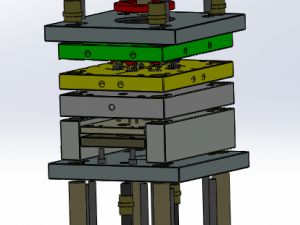 Multy cavities injection mold of small pieces used in chairs 3D Print Model