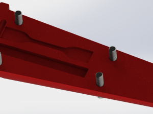 2 cavities of astm dog-bone and rectangle 3Dプリントモデル