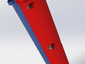 2 cavities of astm dog-bone and rectangle 3Dプリントモデル