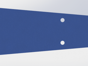 2 cavities of astm dog-bone and rectangle 3Dプリントモデル