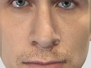 full rigged head face scan 3D Model