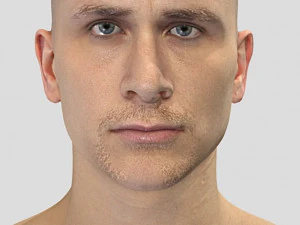 full rigged head face scan 3D Model